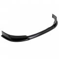 Hecasa Front Bumper Lip Compatible With 2013-2014 Ford Mustang Gt Lower Spoiler Pp Plastic Black 3pcs