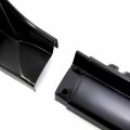 Hecasa Front Bumper Lip Compatible With 2013-2014 Ford Mustang Gt Lower Spoiler Pp Plastic Black 3pcs