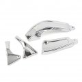 Fsfy 4 Parts Frame Cover Motorcycle Accessories Covers Abs Plastic Replacement For Suzuki Boulevard M109 M109r Chrome Color