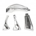 Fsfy 4 Parts Frame Cover Motorcycle Accessories Covers Abs Plastic Replacement For Suzuki Boulevard M109 M109r Chrome Color
