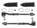 Bapmic 32106777479 4 Pcs Front Inner Outer Tie Rod Assembly 32136751026 Steering Rack Boot Kit Compatible With Bmw 5 Series E60