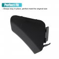 Uxcell 1 Pair Unpainted Front Left Right Bumper Tow Hook Cover For Toyota Highlander 2011-2013 Eye Cap Black