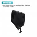 Uxcell 1 Pair Unpainted Front Left Right Bumper Tow Hook Cover For Toyota Highlander 2011-2013 Eye Cap Black