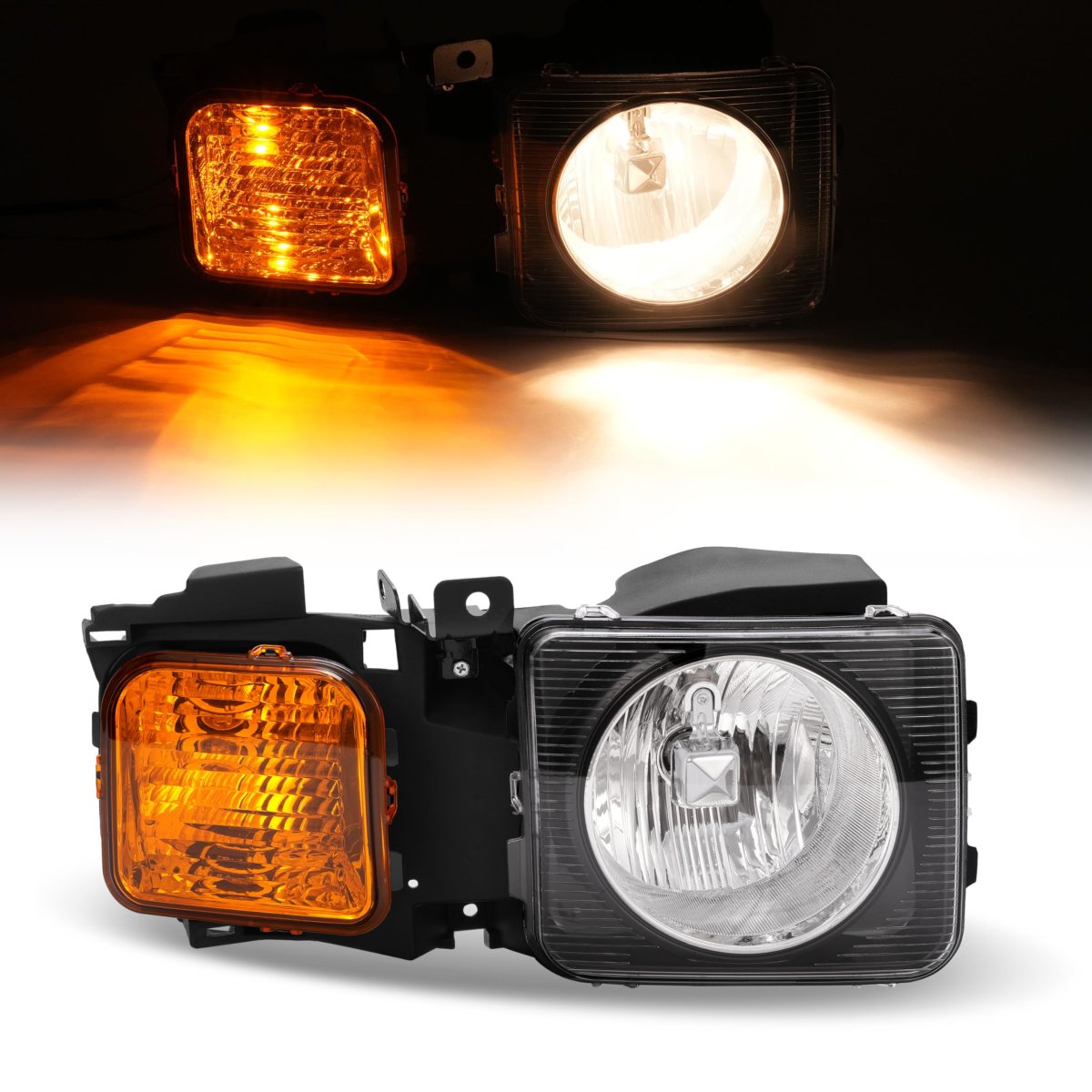 Hecasa Right Headlight For 2006-2010 Hummer H3 H3t Replacement Hu2503100 15951164 3361116ras Gm382b001r Headlamp Front Light