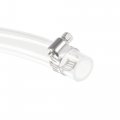 Uxcell Pvc Clear Vinyl Tubing 10mm 3 8 Id 13mm 1 2 Od 10ft Plastic Pipe Air Water Hose With Clamps
