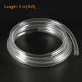 Uxcell Pvc Clear Vinyl Tubing 10mm 3 8 Id 13mm 1 2 Od 10ft Plastic Pipe Air Water Hose With Clamps