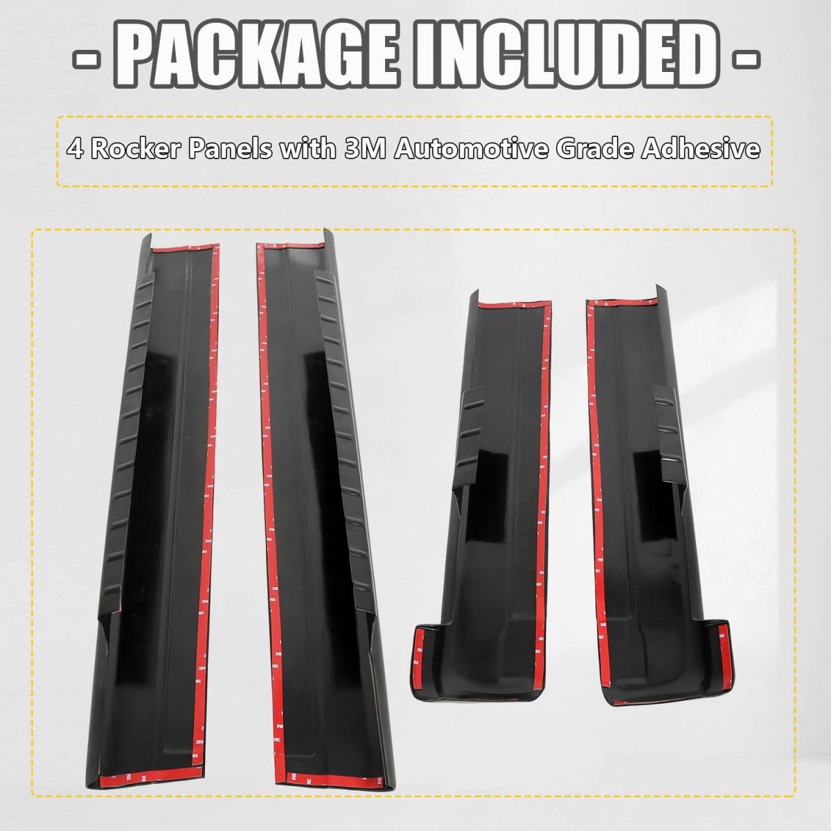 Rocker Panel Guard Cover For 1999-2007 Chevy Silverado Gmc Sierra 1500 2500 Hd 3500 Classic Extended Cab Side Skirts Trail