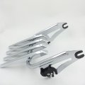 Httmt- Chrome Detachable Stealth Luggage Rack Compatible With 2009-2018 H-d Harl Touring Flhr Fltr
