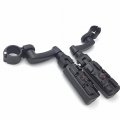 Xkh Group Motorcycle Black Peg Mounting Kit With Wing Zombie Sull Foot For Bike Equipped 1-1 2 Inch 1 5 Front Engine Guard