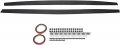 Hecasa Side Skirts Rocker Panels Compatible With 2014-2019 Bmw F80 M3 Extension M-performance Extended Style 80 L Carbon Fiber