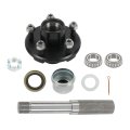 5 On 4 Inch Trailer Hub Kit And 1 Round Bt8 Spindle With Bearing 