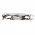Uxcell Showcase Door Sliding Rollers Clamp Wheels Pulleys 2pcs For 8mm Thickness Glass
