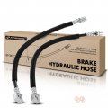 A-premium Rear Brake Hydraulic Hoses Compatible With Select Chevy And Gmc Models Express 3500 2003-2013 Savana 2003-2012