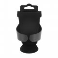 X Autohaux 3pcs Black Car Water Drink Cup Holder Stand Fors Door Window Adjustable Expander Hook Universal Car Truck Seat