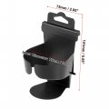X Autohaux 3pcs Black Car Water Drink Cup Holder Stand Fors Door Window Adjustable Expander Hook Universal Car Truck Seat