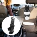 X Autohaux 3pcs Black Car Water Drink Cup Holder Stand Fors Door Window Adjustable Expander Hook Universal Car Truck Seat
