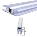 Universal 180 Degree Shower Door Magnetic Profile Seal For Glass-to-glass Applications 73 Long With White Magnet 5 32 3 16 1 4
