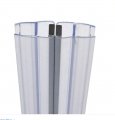 Universal 180 Degree Shower Door Magnetic Profile Seal For Glass-to-glass Applications 73 Long With White Magnet 5 32 3 16 1 4