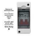 Fydun Dc Circuit Breaker Miniature 2p Isolator Switch Ip65 Solar Pv 1000v For Panel Grid Connected