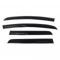 Ikon Motorsports Window Visor For 2015-2019 Honda Fit Acrylic Smoke Tinted Semi-transparent Sun Rain Shade Guard Wind Vent Air 