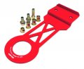 Vms Racing Red Front Tow Hook Compatible With Chevrolet Corvette C6 Zo6 Zr1 05-13 2005-2013