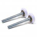 Pack Of 2 Nylon Garage Door Rollers With 4 Stem 11-ball 6200zz Bearing 