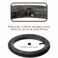 12-1 2x2-1 4 Heavy-duty Thorn Resistant Scooter Inner Tube With 32mm Straight Valve Stem