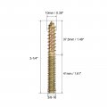 Uxcell 3 8-16x3-1 4 Hanger Bolts 16pcs Double Ended Screws Wood Dowel For Furniture