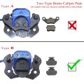 Pro Bat Disc Brake Pads For 50cc 70cc 90cc 110cc 125cc Tao 3050hd Roket Rps Kandi Sunl Baja Dn150 Atv Quad 4-wheeler Go Kart