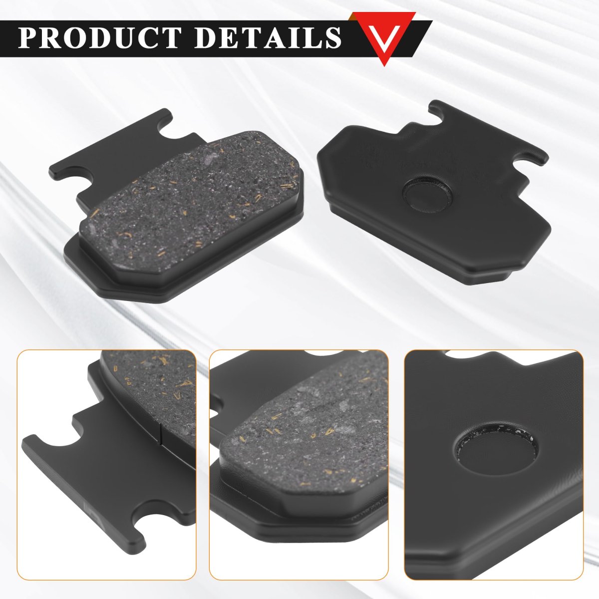 Pro Bat Disc Brake Pads For 50cc 70cc 90cc 110cc 125cc Tao 3050hd Roket Rps Kandi Sunl Baja Dn150 Atv Quad 4-wheeler Go Kart