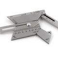 Welding Gauge Weld Seam Bead Gage Bevel Angel Gap Inspection Tool Stainless Steel Metric Hjc30