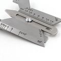 Welding Gauge Weld Seam Bead Gage Bevel Angel Gap Inspection Tool Stainless Steel Metric Hjc30