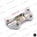 Httmt Mt446-001- Smooth Handlebar Clamp Riser Compatible With H-d 74-06 Xl Fxr Dyna Fx Softail Chrome