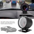 Qiilu 12v Tachometer Gauge 2 5 60mm Black Car Auto Digital White Red Led Light Tacho 0a 9000rpm Meter Instrument