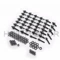 Smt-black Spike Fairing Bolts Kit Compatible With 2003-2007 Yzf-r6 2006-2010 Yzf R6s B00rued3cq