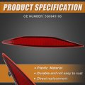 1pcs Rear Right Bumper Reflector Light Cover 5g0945106 For Volkswagen Golf 1 8l M T S Hatchback 2015 Red