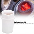 1kg Quartz Melting Crucible Cup With Lid Ideal For Gold Silver And Smelting Tool