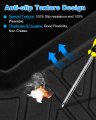Cartist Cargo Liner Fits For Honda Pilot 2023-2024 Behind 3rd Row All Weather Rear Trunk Mat Accessories Black