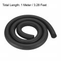 Uxcell Foam Rubber Seal Weather Strip 18mm Diameter 1 Meter Long Black