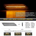 Vipmotoz Full Led Strip Side Marker Lights Fender Parking Lamps Compatible With 2012-2015 Bmw 3 Series F30 F31 320i 328i 330i