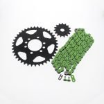 2003-2008 Fit Suzuki Ltz400 Z400 Green Non O Ring Chain Sprocket Blk 14 40 96l
