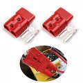 Mr Brighton Led 175amp Anderson Compatible 2 Pole Power Connector Plug Red W Terminals For 1 0 Awg Wire 4 Housing 8 Terminal 