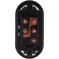 Door Lock Switch For Chevy C1500 C2500 C3500 1990 1991 1992 1993 1994 Front Power 1 Button Type With 5 Prong Connector Black 