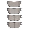 Front Brake Pads For Lexus Es330 2004 2005 2006 4000 Hybridynamic Series Mechanical Wear Sensor 3 66 Inner Width 1 48 Height 0 