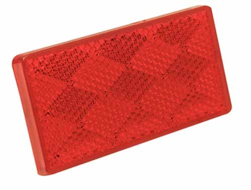 Seachoice Red Reflector-adhesive