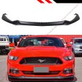Gt Performance Style Front Bumper Lip Chin Spoiler Splitter Replacement Compatible For 2015-2017 Ford Mustang Ecoboost
