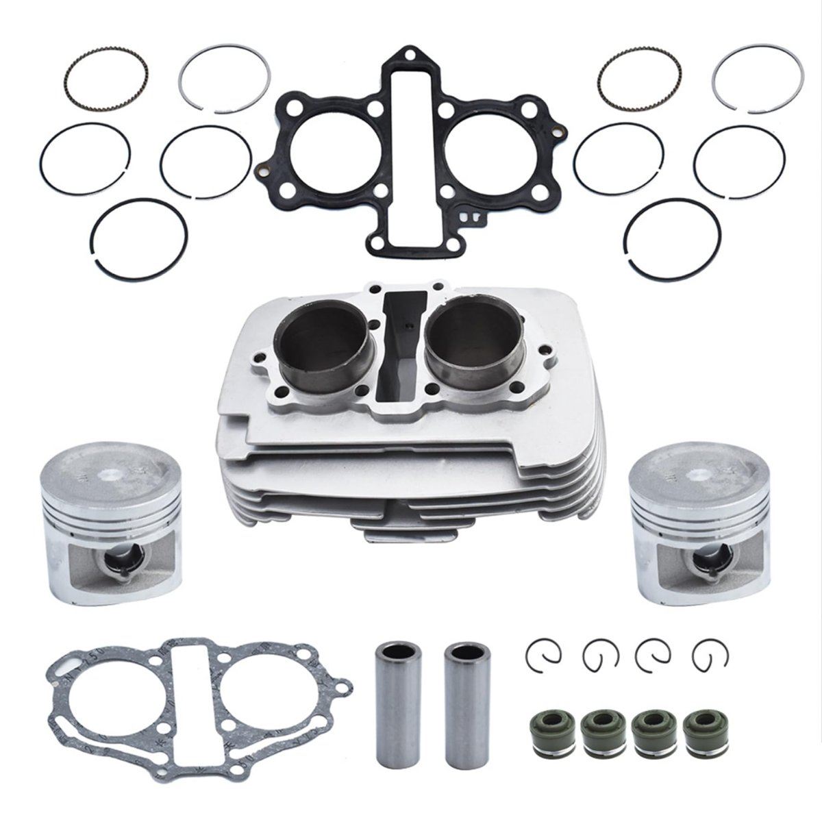 Engine Cylinder With Piston Gasket Replacement For Honda 250 Cmx250 1996-2015