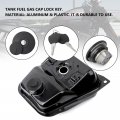 Minho Motorcycle Gas Caps With Switch Lock Fuel Tank Fit For Chinese Gy6 Scooter Mopeds B09