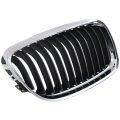 Bmw 328i 2009 2010 2011 2012 Grille Passenger Side E90 Sedan Black Edge Center Fins With Chrome Frame 51137201968 Bm1200191
