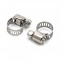 Uxcell 10 Pcs Universal Stainless Steel Adjustable Hose Clamps Fuel Line Clips 6-12mm For Car Auto